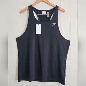 NWT Gymshark Black Tank Top-Size XXL
